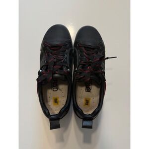 Caterpillar CAT Mens Brode Steel-Toe Work Shoe Leather size 8.5 Slip Resistant